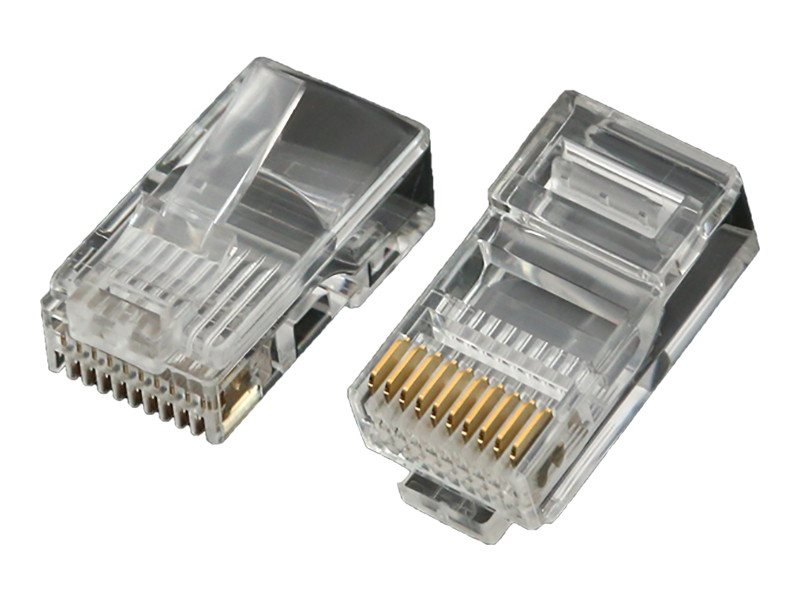 Palam Modular RJ48 10P10C tanpa pelindung